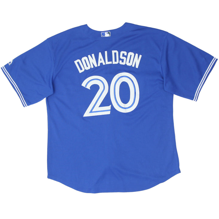 Mens Majestic Toronto Blue Jays Donaldson 20 Baseball Jersey