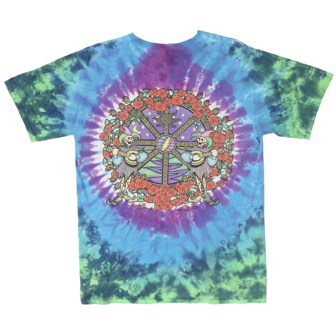 2000 Vintage Grateful Dead Tour Tie Dye Shirt Celtic Wheel Circa T-shirt  L