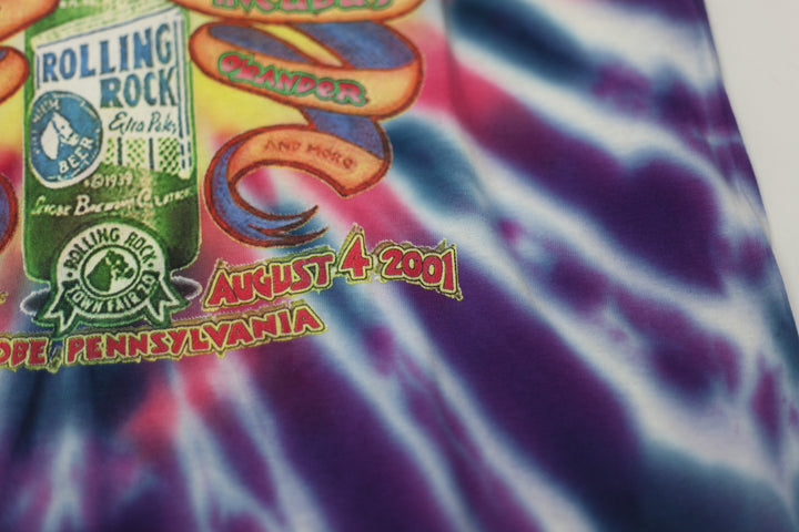 2001 Vintage Rolling Rock Town Fair 2.0 Stone Temple Pilots Live T-shirt