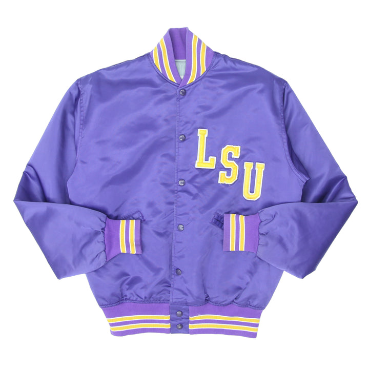 Vintage ILGWU Union LSU Satin Jacket Small