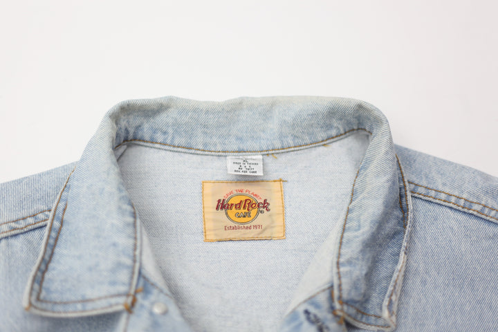 Vintage Hard Rock Café Phoenix Embroidered Denim Jacket