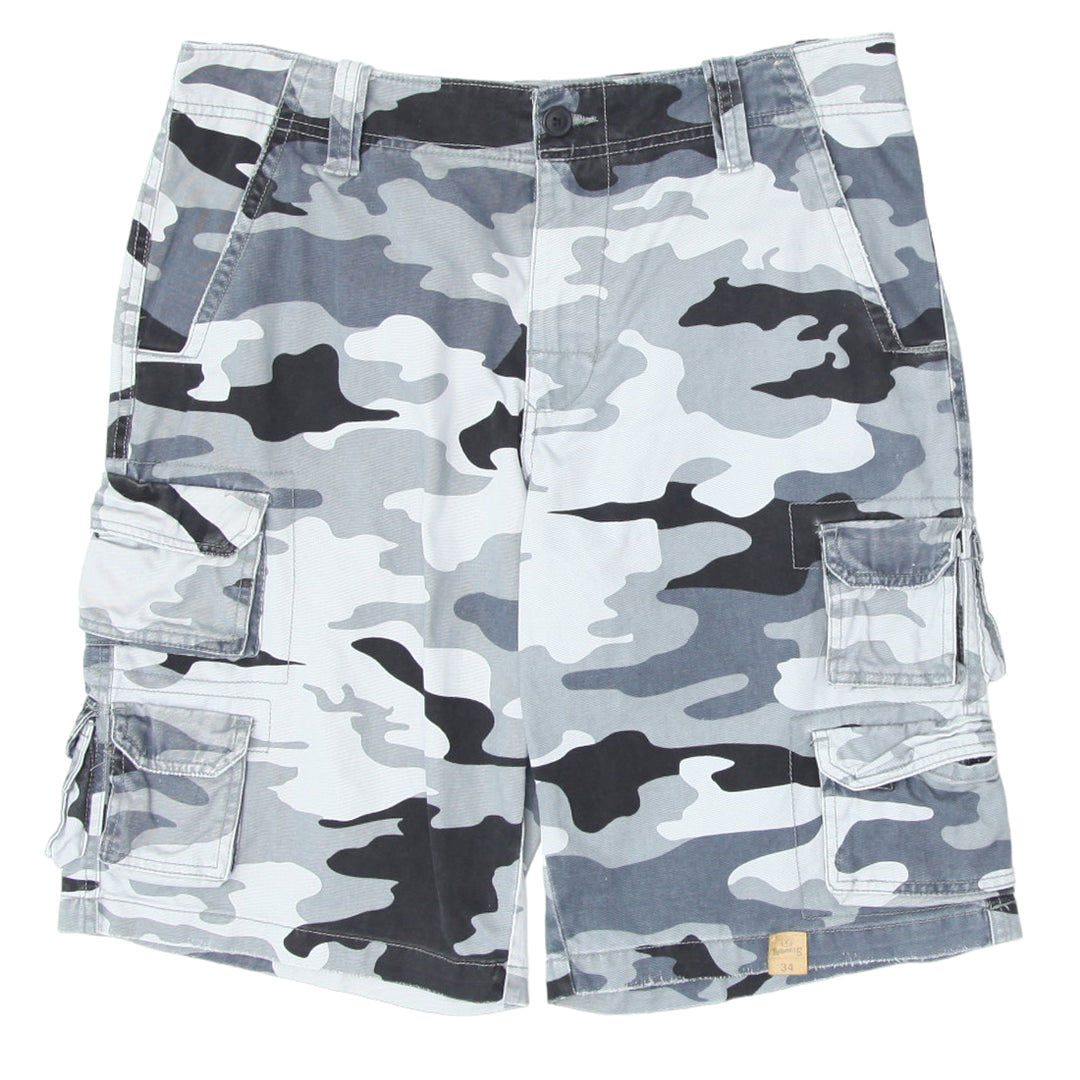 Mens Roerbuck & Co. Camouflaged Cargo Shorts