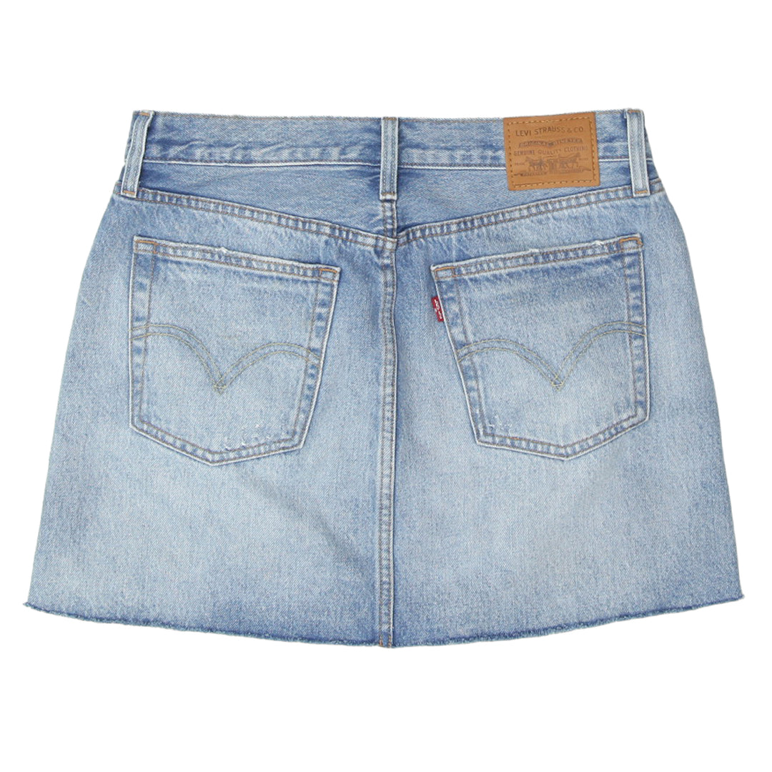 Ladies Levi Strauss Button Fly Denim Mini Skirt