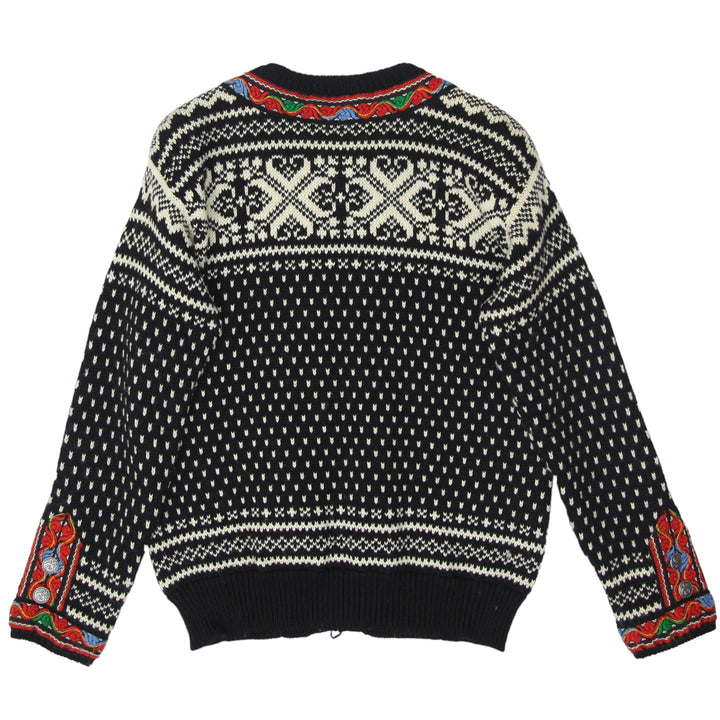 Vintage Dale Of Norway Ladies Knitted Sweater Cardigan