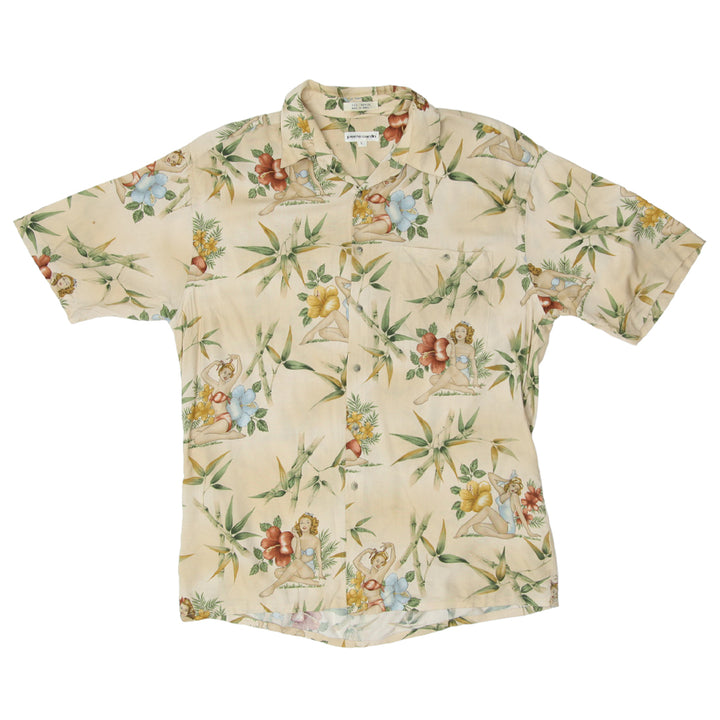 Mens Pierre Cardin Hawaiian Shirt