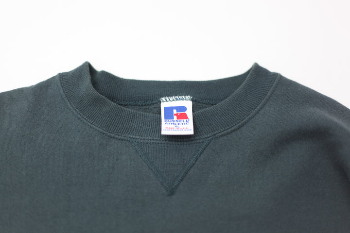 Vintage Russell Athletic Plain Crewneck Sweatshirt Made In USA