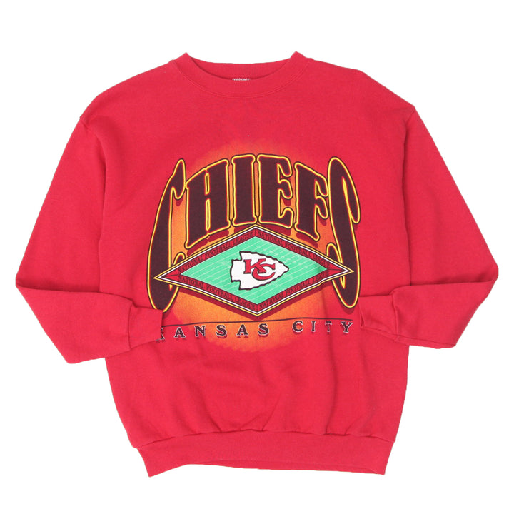 Vintage Logo 7 Kansas City Chiefs Crewneck Sweatshirt