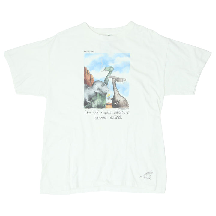 1986 Vintage Ancient Egyptian Art T-Shirt Single Stitch White M