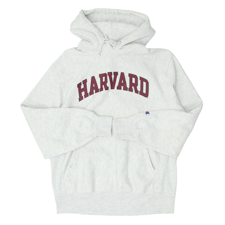 Vintage Champion Hardvard University Pullover Hoodie Gray