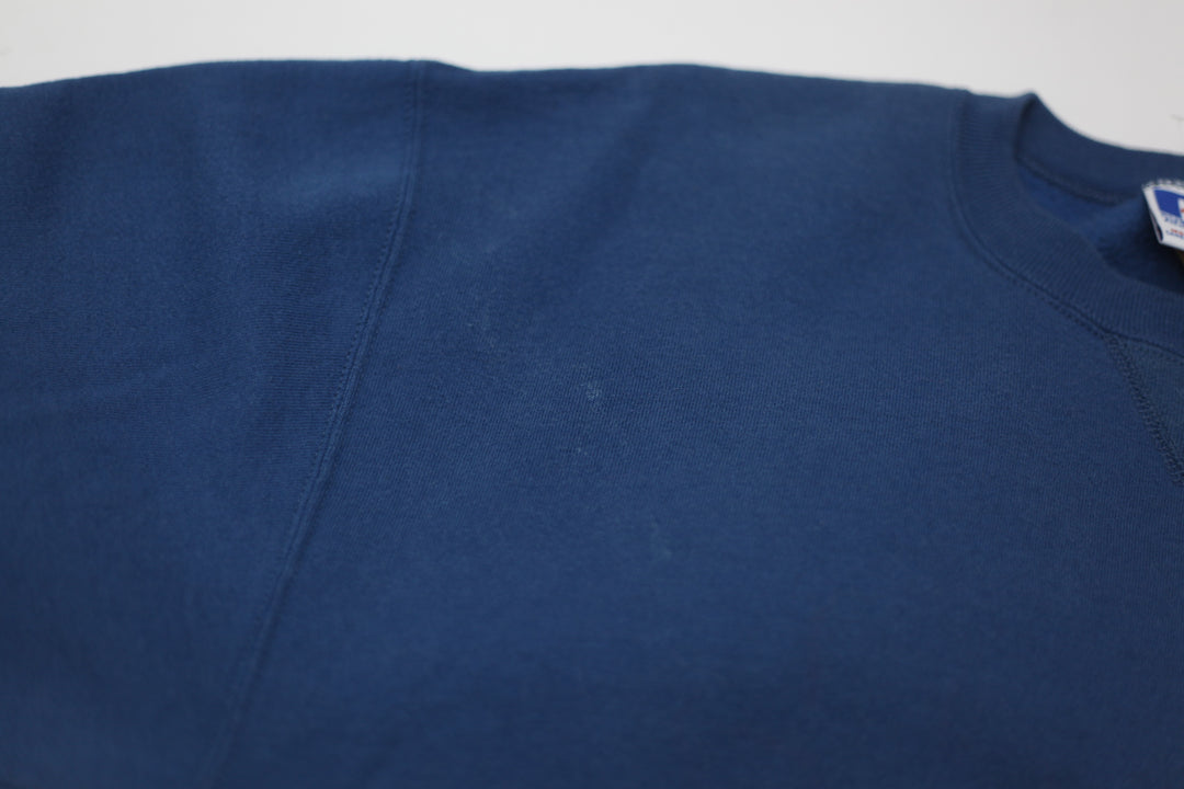 Vintage Russell Athletic Plain Crewneck Sweatshirt Made In USA