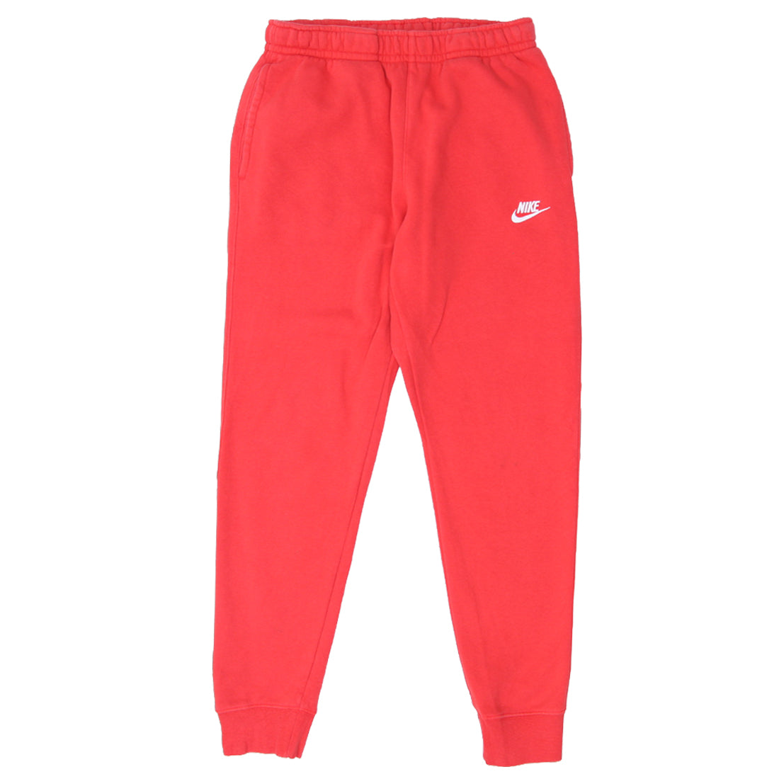 Mens Nike Embroidered Fleece Jogger Pants Red Fashion Rerun Vintage