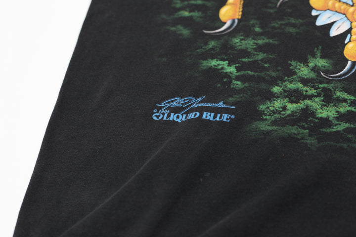 Liquid Blue 1994 Eagle All Over Print Rich Normurdin Single Stitch Vintage T-Shirt