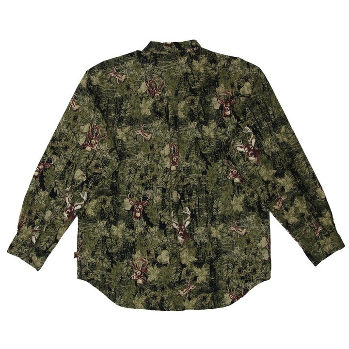 Mens Field Tested By Outdoor Life Deer Printed Long Sleeve Shirt