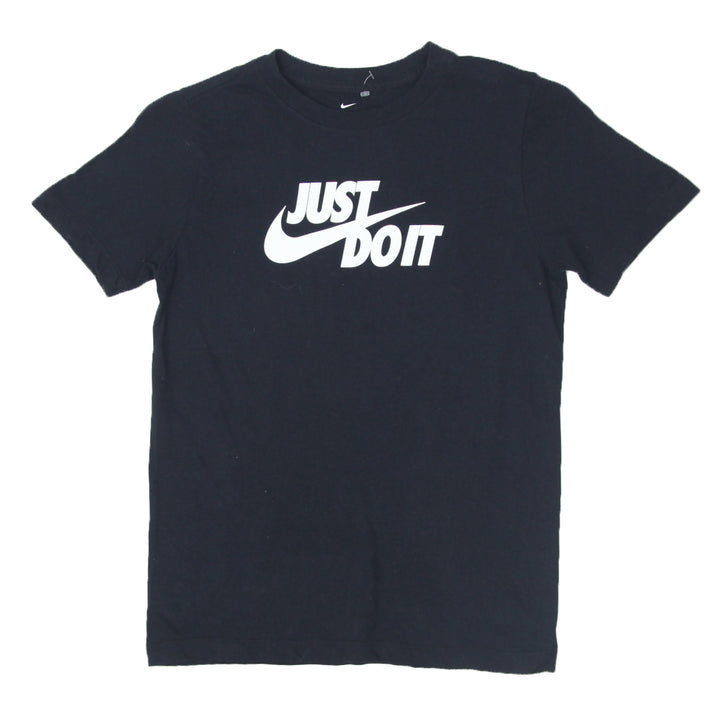 Boys Youth Nike Just Do It Black T-Shirt