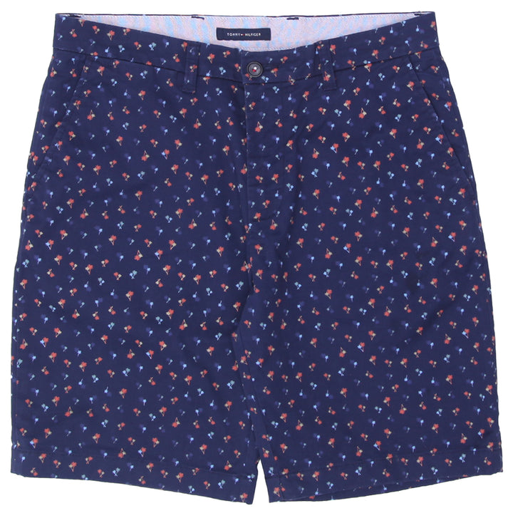 Mens Tommy Hilfiger Navy Printed Shorts