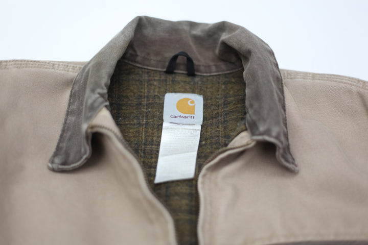 Vintage Carhartt Blanket Lined Brown Detroit Jacket