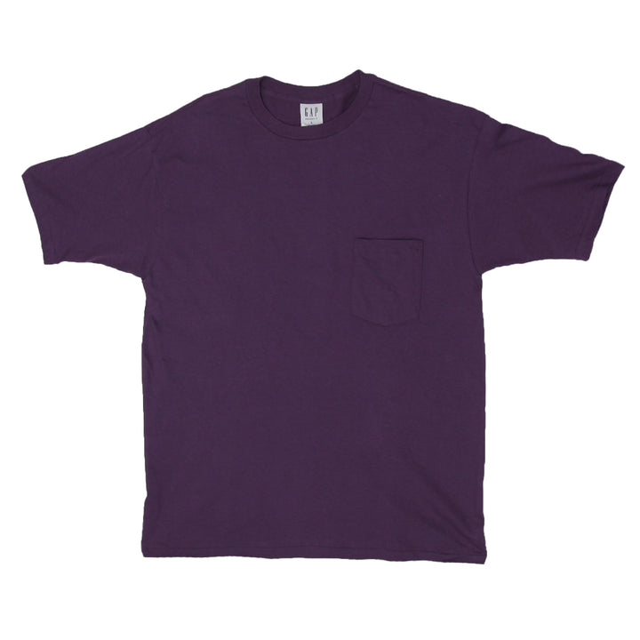 Mens GAP Purple Pocket T-Shirt