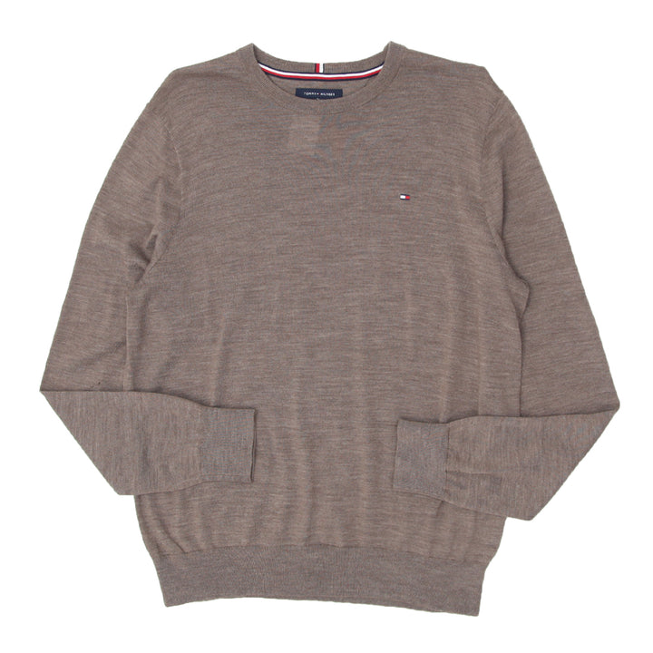 Mens Tommy Washable Luxe Wool Long Sleeve Sweater