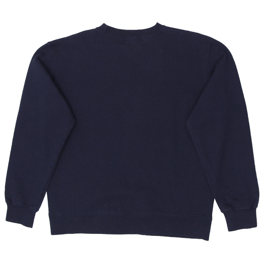 Mens Roots Navy Crewneck Sweatshirt