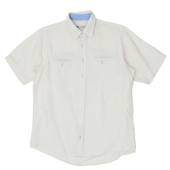 Mens Linos Short Sleeve Linen Shirts