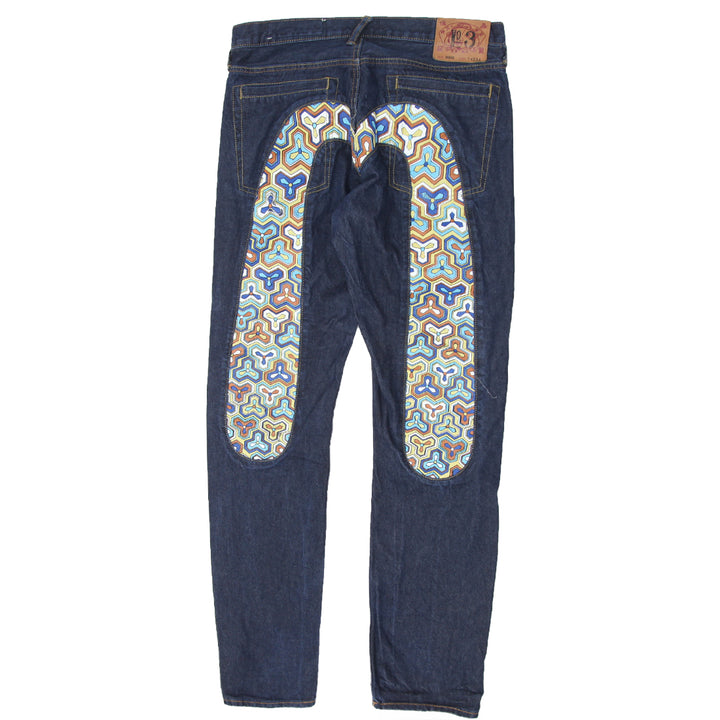 Y2K Mens Evisu Kaleidoscope Jean