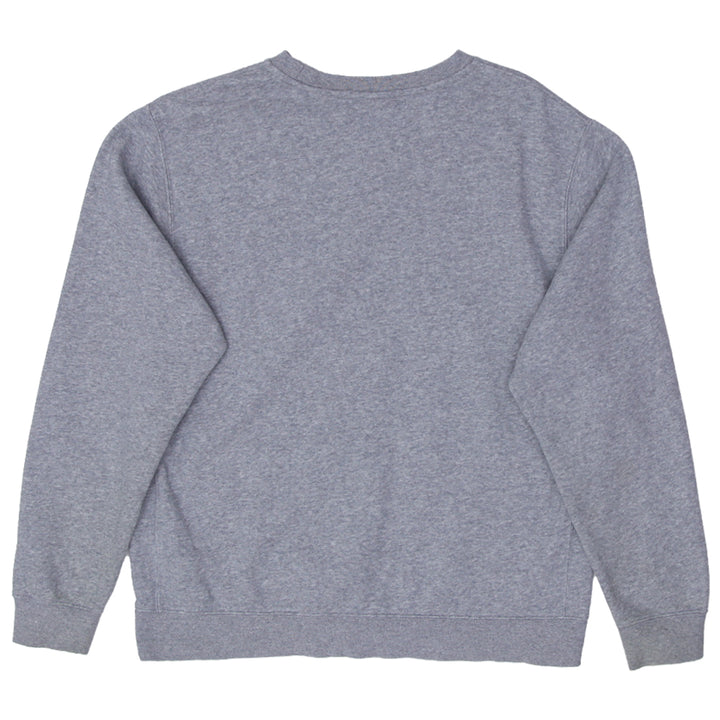 Mens Nike Embroidered Crewneck Sweatshirt Gray