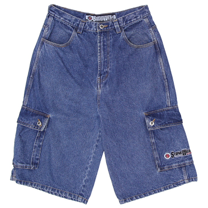 Y2K Stone Wear Cargo Denim Jorts