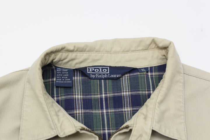 Vintage Polo by Ralph Lauren Plaid Lined Harrington Jacket