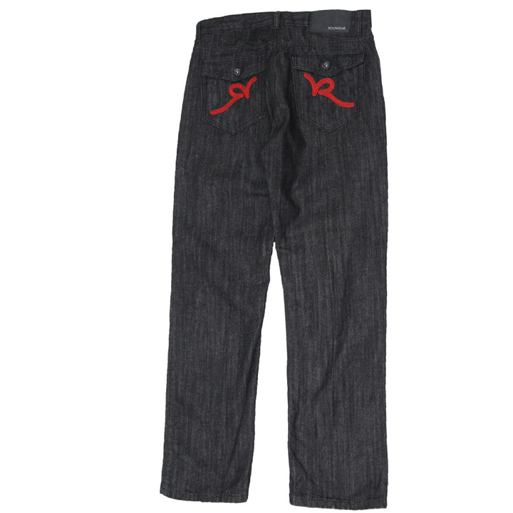 Y2K Mens Rocawear Classic Fit Straight Leg Jeans