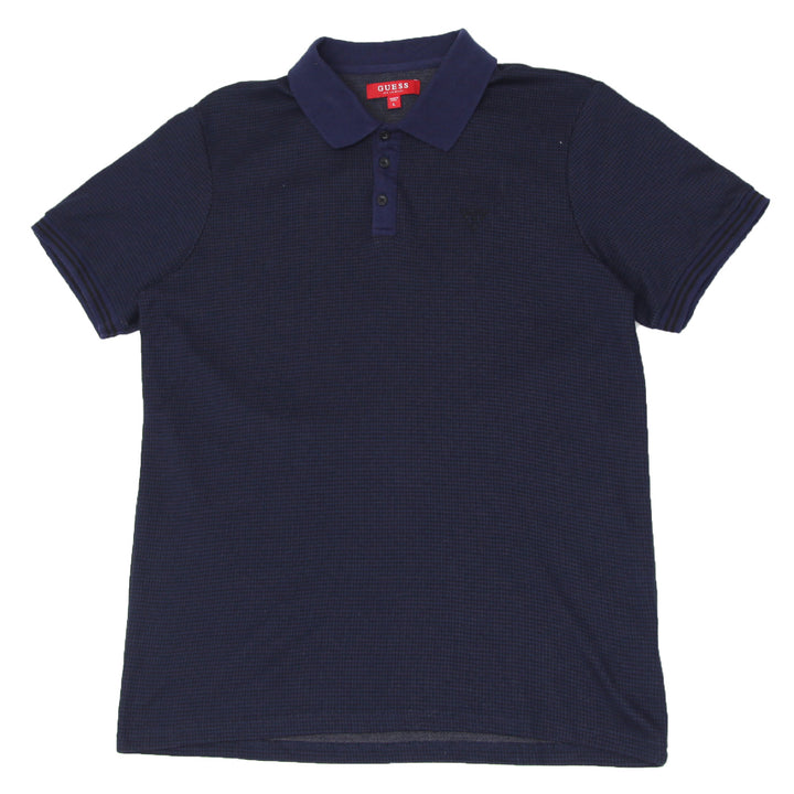 Mens Guess Navy Polo T-Shirt