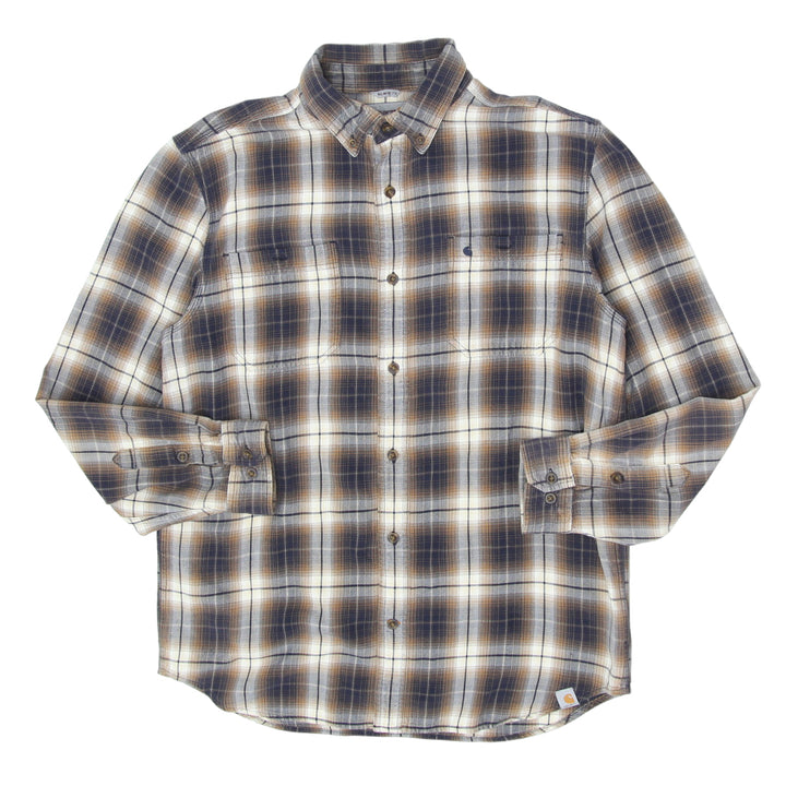 Mens Carhartt Relaxed Fit Plaid Workwear Shirt