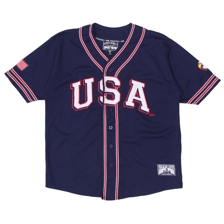 Mens Steve & Barry's Athletic Dept.USA Baseball Shirt