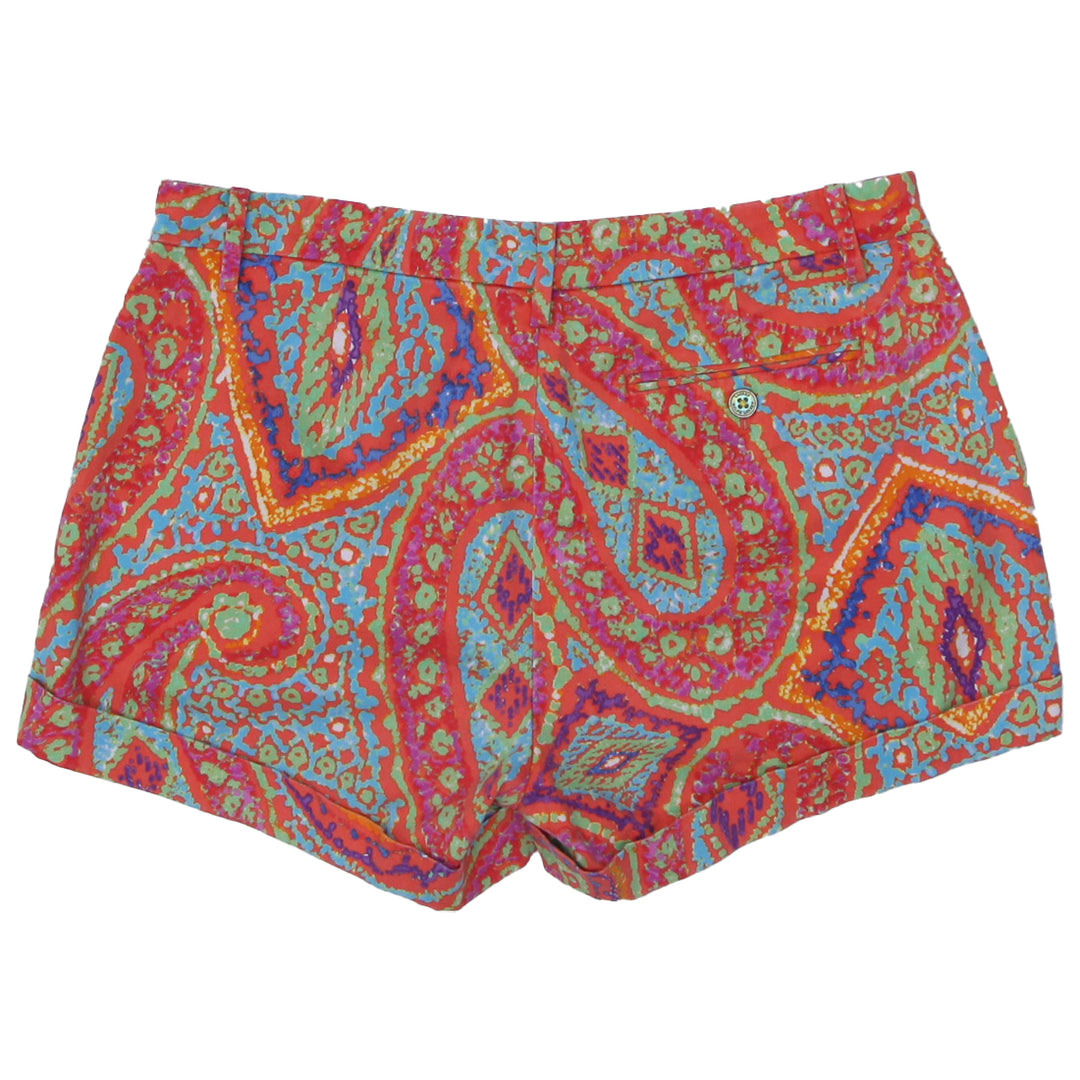 Ladies Ralph Lauren Multi Color Print Shorts