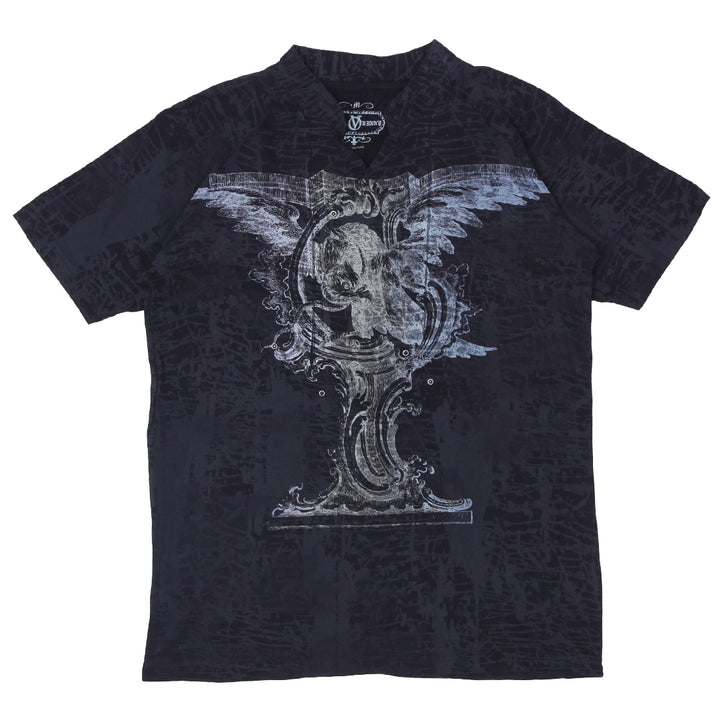 Mens Y2K Wings Graphic Print AOP T-Shirt