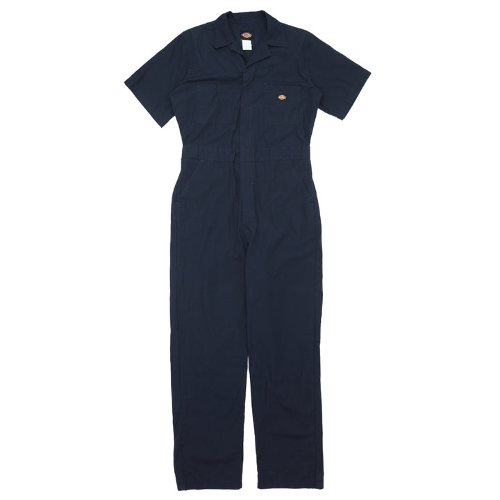 Mens Dickies Short Sleeve Navy Coveralls