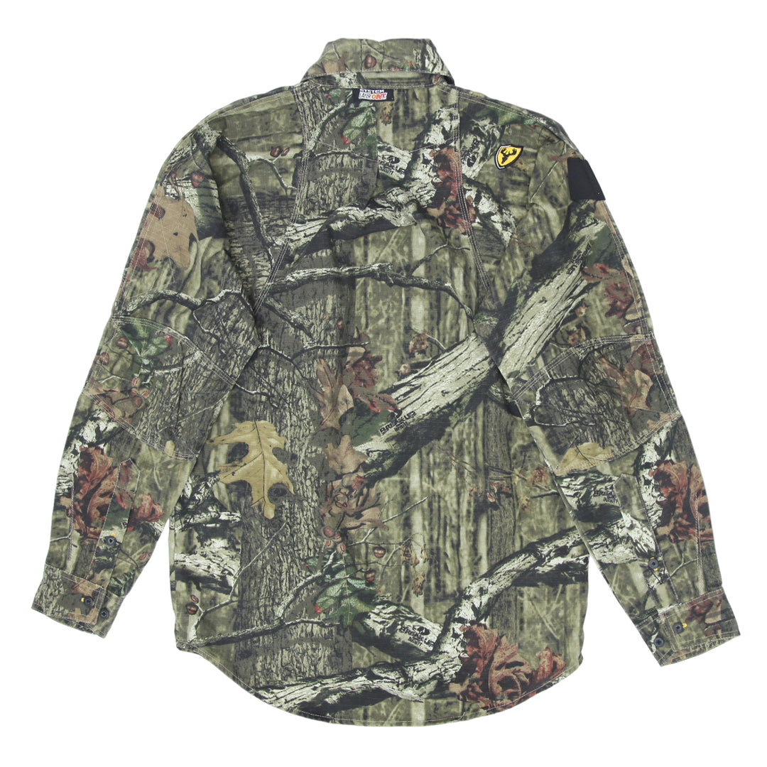 Mens Scent Shield Recon Forest Camo Hunting Shirt