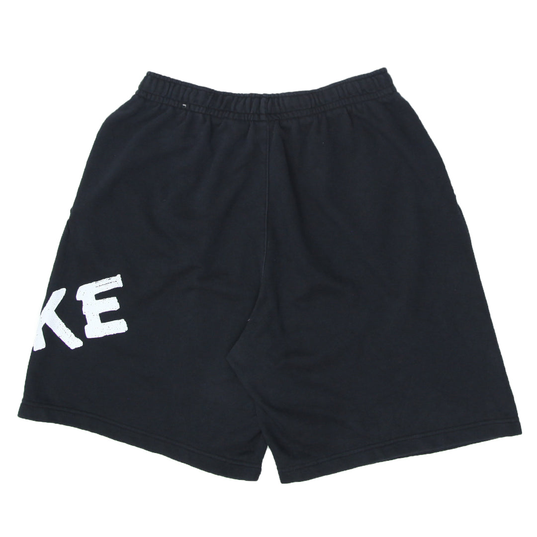 Mens Nike Spell Out Black Sweat Shorts