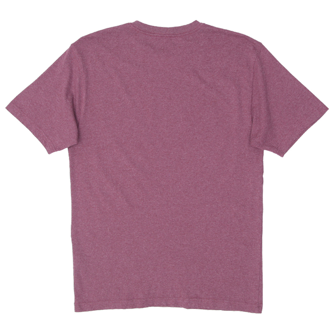 Mens Carhartt Original Fit Spell Out Logo T-Shirt Maroon