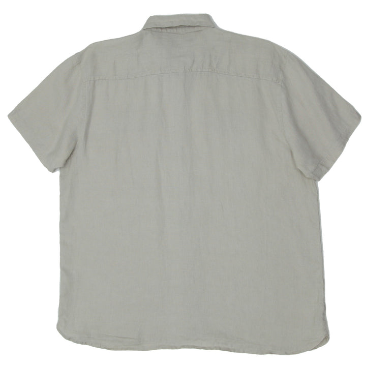 Mens Bruno Pure Linen Short Sleeve Shirt