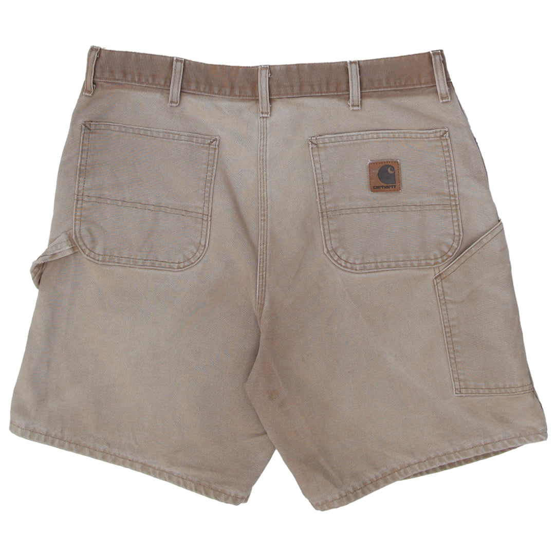 Mens Carhartt B25 BRN Carpenter Work Shorts