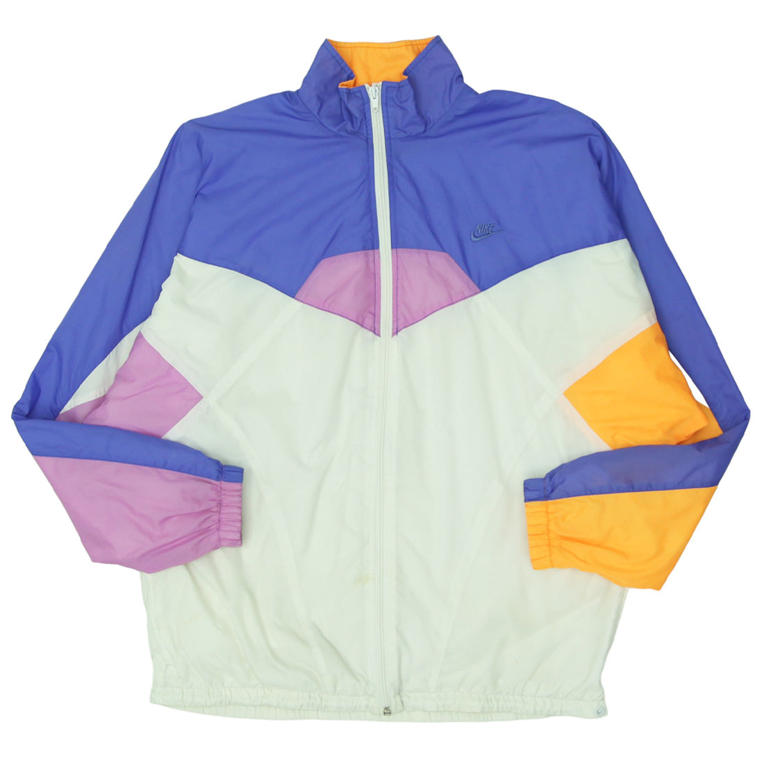 Vintage Nike Embroidered Full Zip Windbreaker Jacket