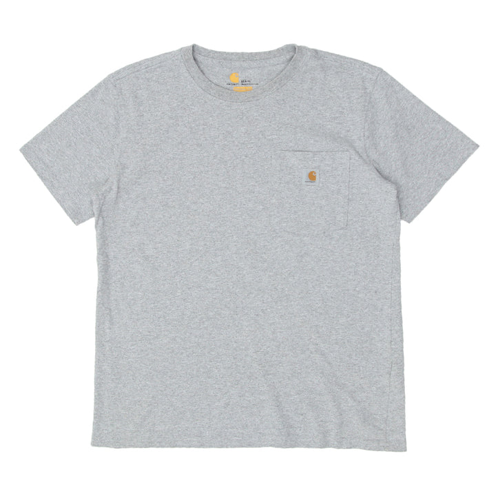 Ladies Carhartt Original Fit Pocket T-Shirt Gray