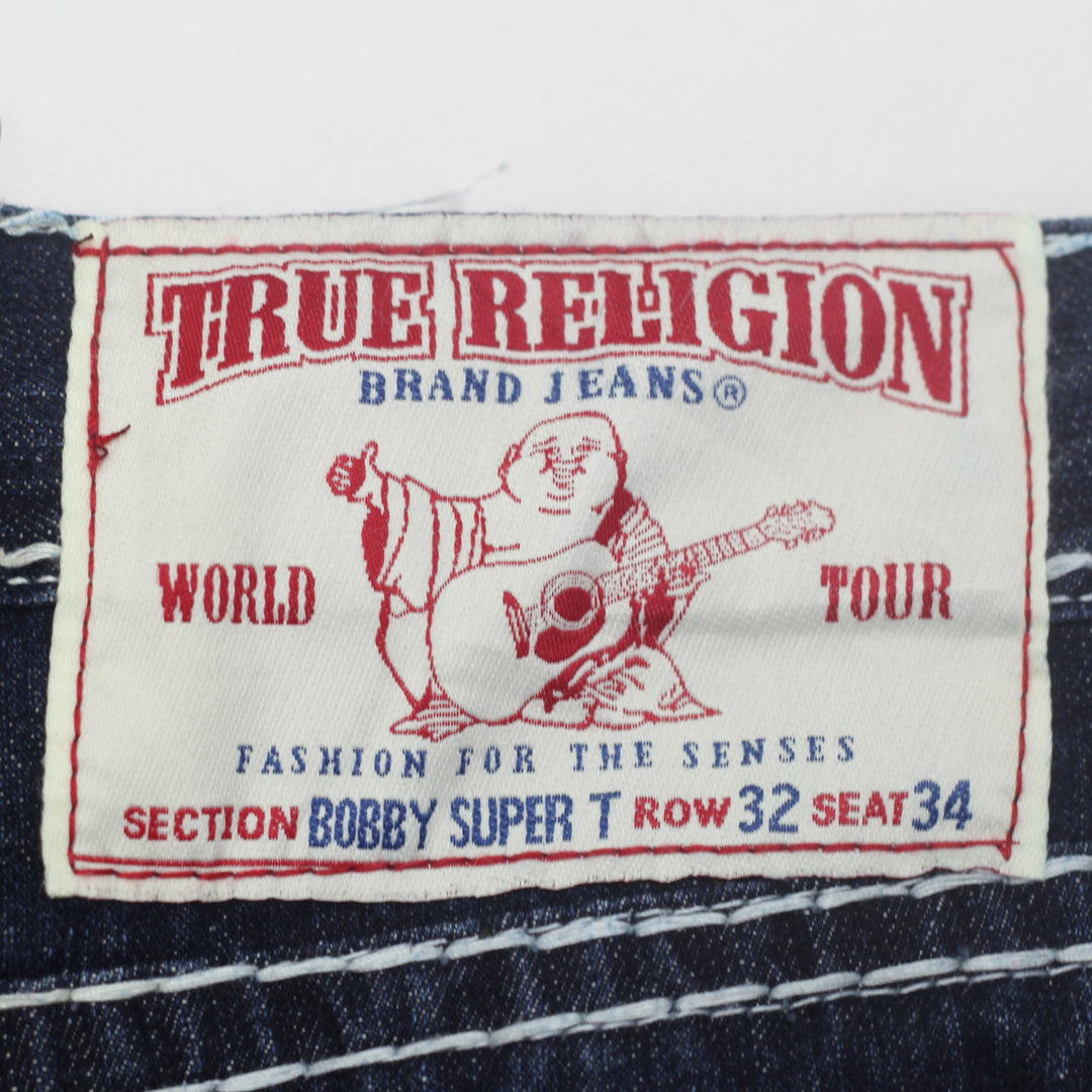 Mens Y2K True Religion Bobby Super T Straight Jeans