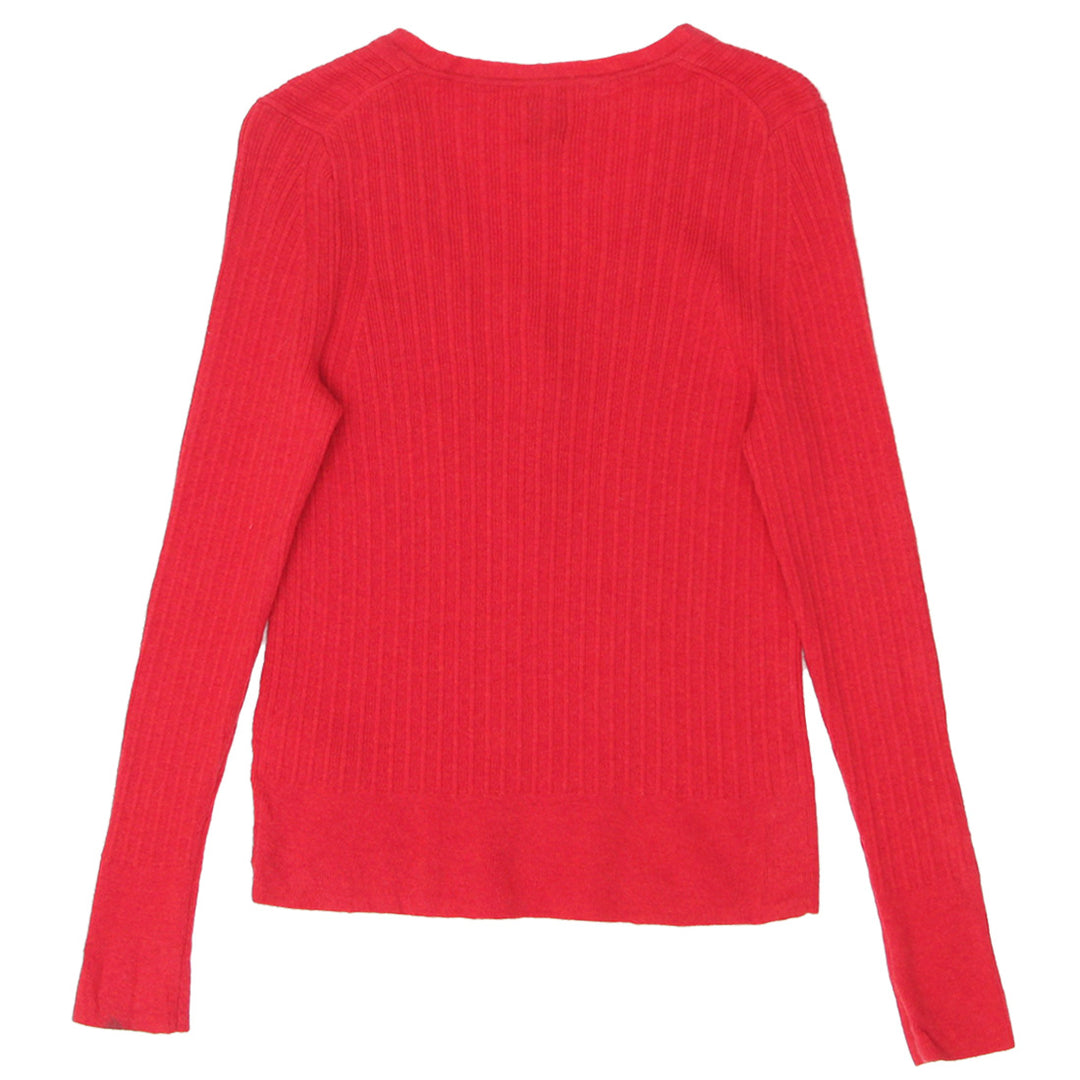 Ladies GAP Button Neck Long Sleeve Top