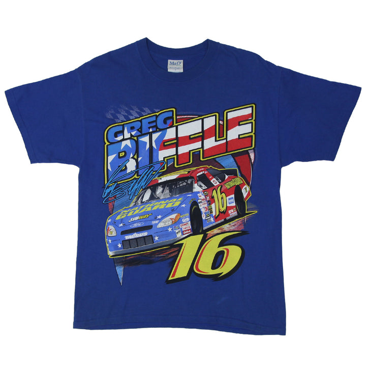 Nascar #16 Greg Biffle National Guard L Mens T-Shirt