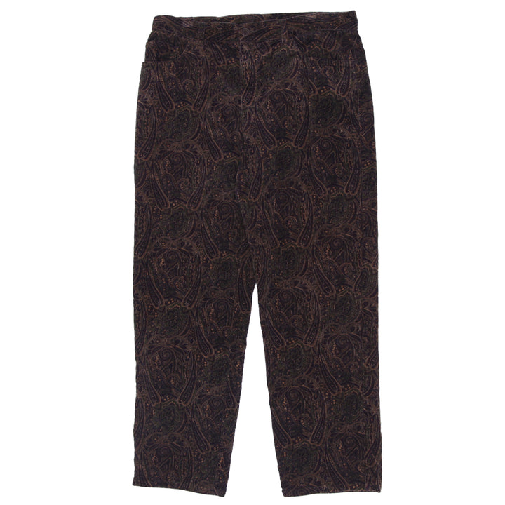 Ladies Lauren Ralph Lauren Paisley Corduroy Pants