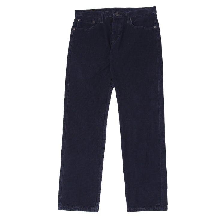 Mens Levi Strauss # 502 Navy Corduroy Pants