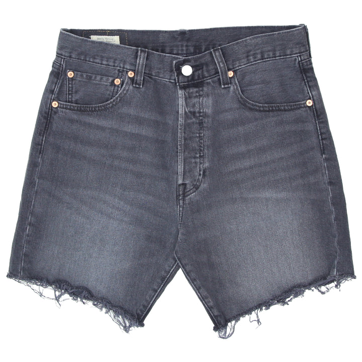 Mens Levis 501 Black Denim Shorts