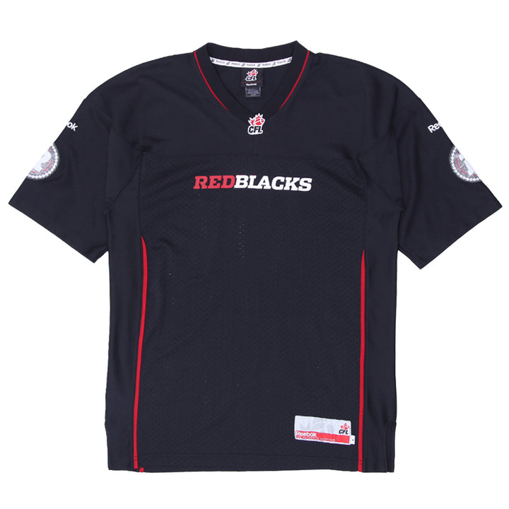 Mens Reebok CFL Ottawa Red Blacks Football Jersey