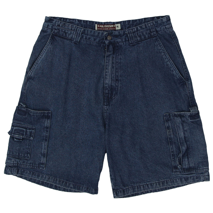 Mens Coliseum Clothing Company Cargo Denim Shorts